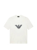 White Graphic Crew Neck T-Shirt 1
