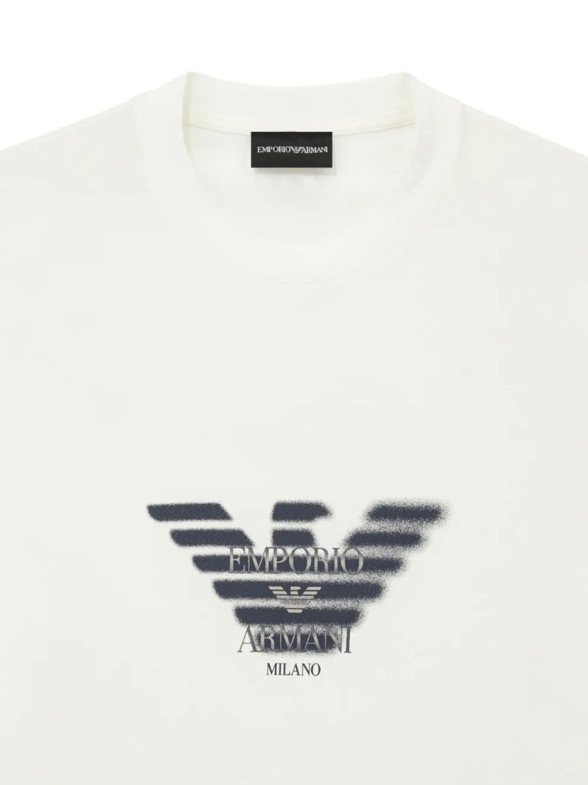 White Graphic Crew Neck T-Shirt 3