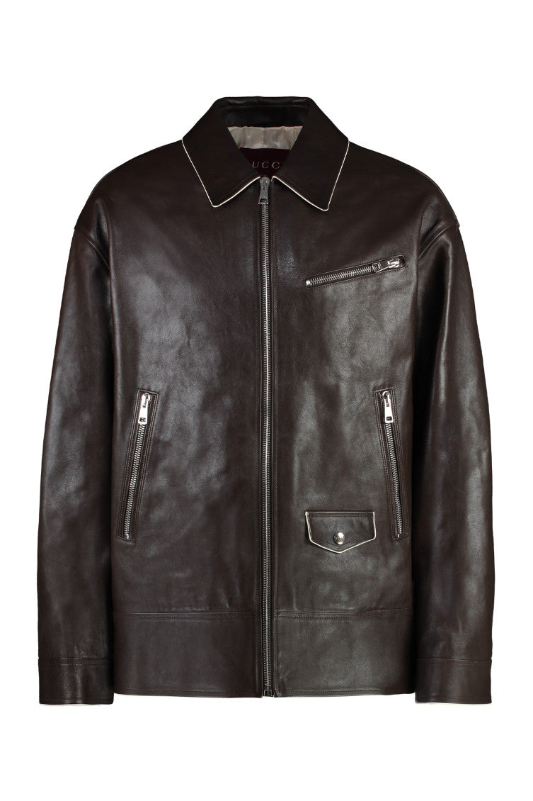 Dark Brown Solid Jacket 1