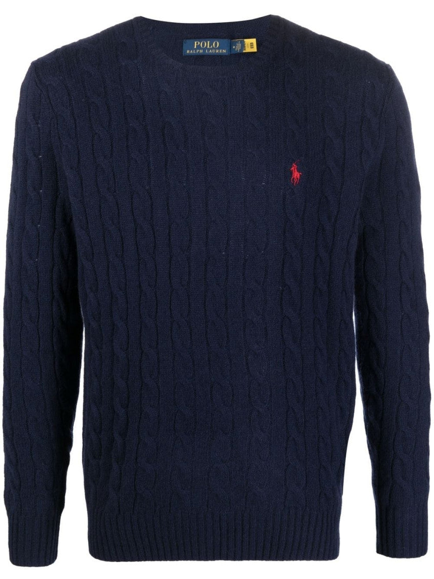 Navy Blue Crewneck Pullover 1