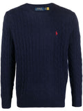 Navy Blue Crewneck Pullover 1