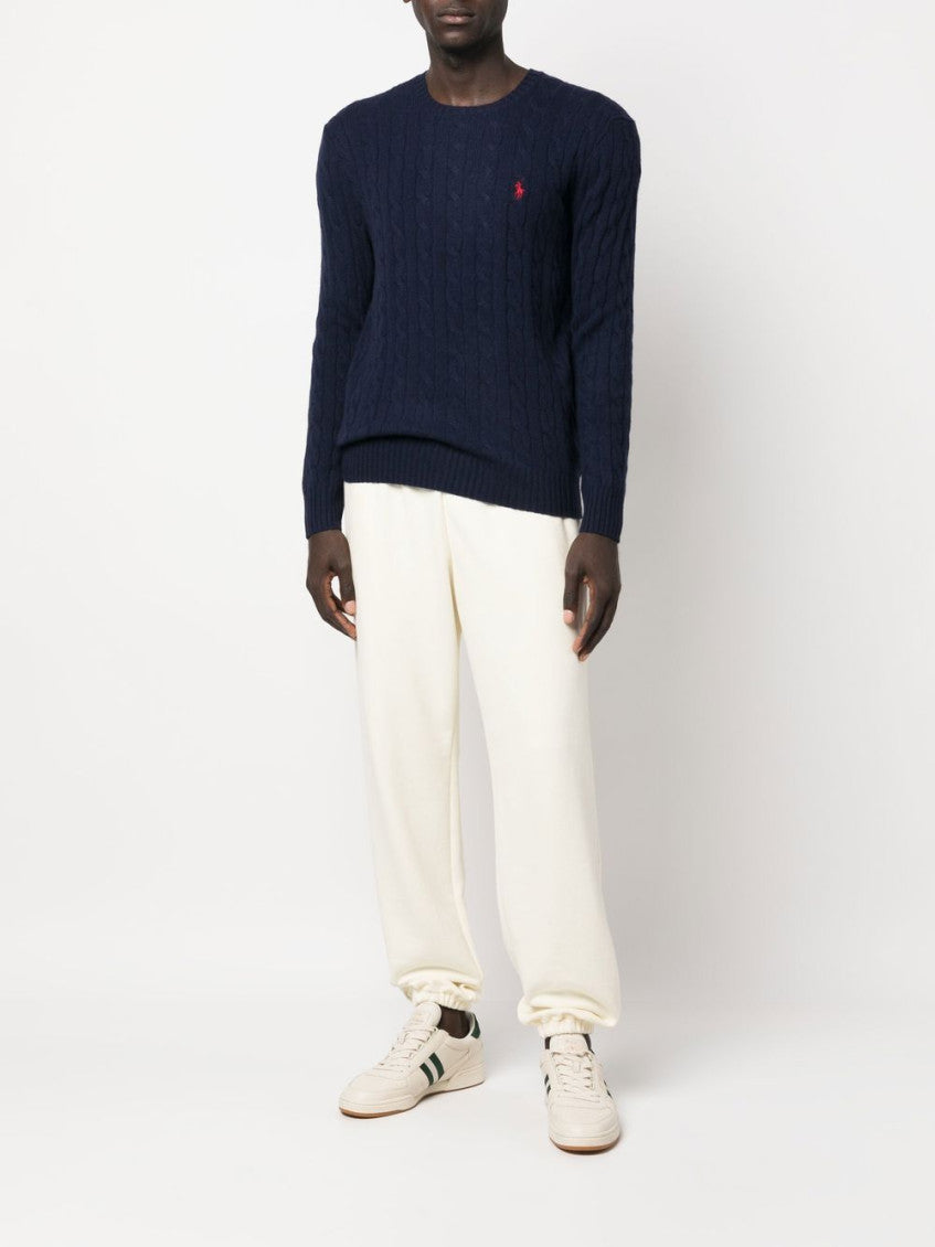 Navy Blue Crewneck Pullover 2