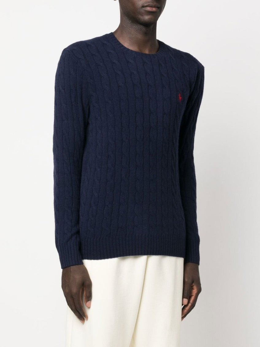 Navy Blue Crewneck Pullover 3