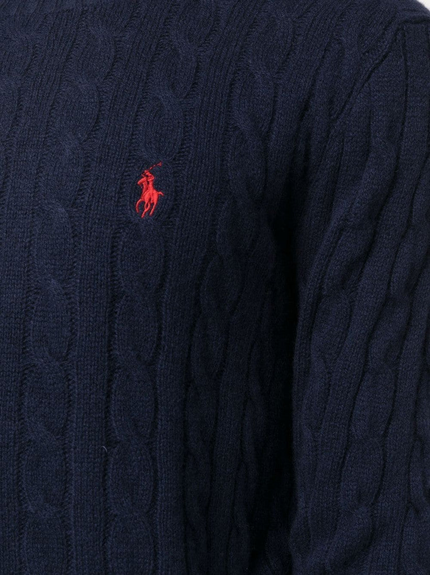 Navy Blue Crewneck Pullover 4