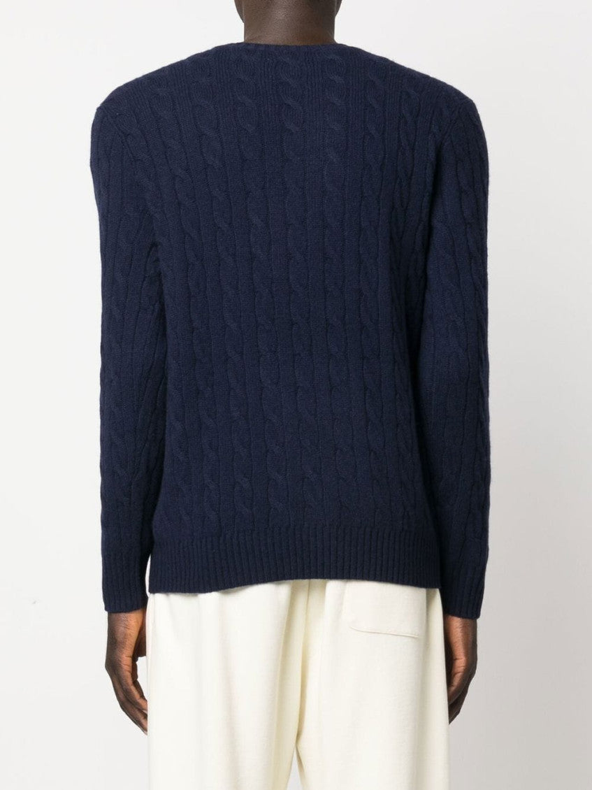 Navy Blue Crewneck Pullover 5