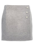Grey T Monogram Mini Skirt 1