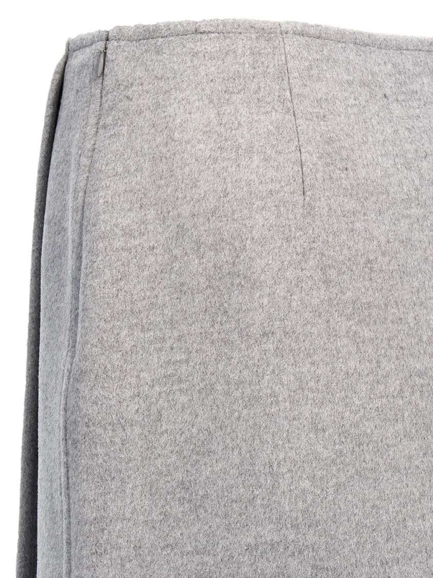 Grey T Monogram Mini Skirt 4