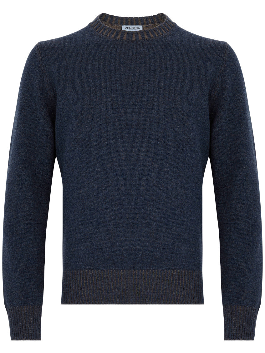 Blue Crew-neck Jumper 1