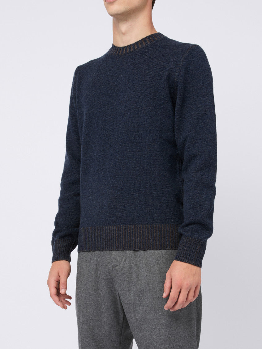Blue Crew-neck Jumper 2