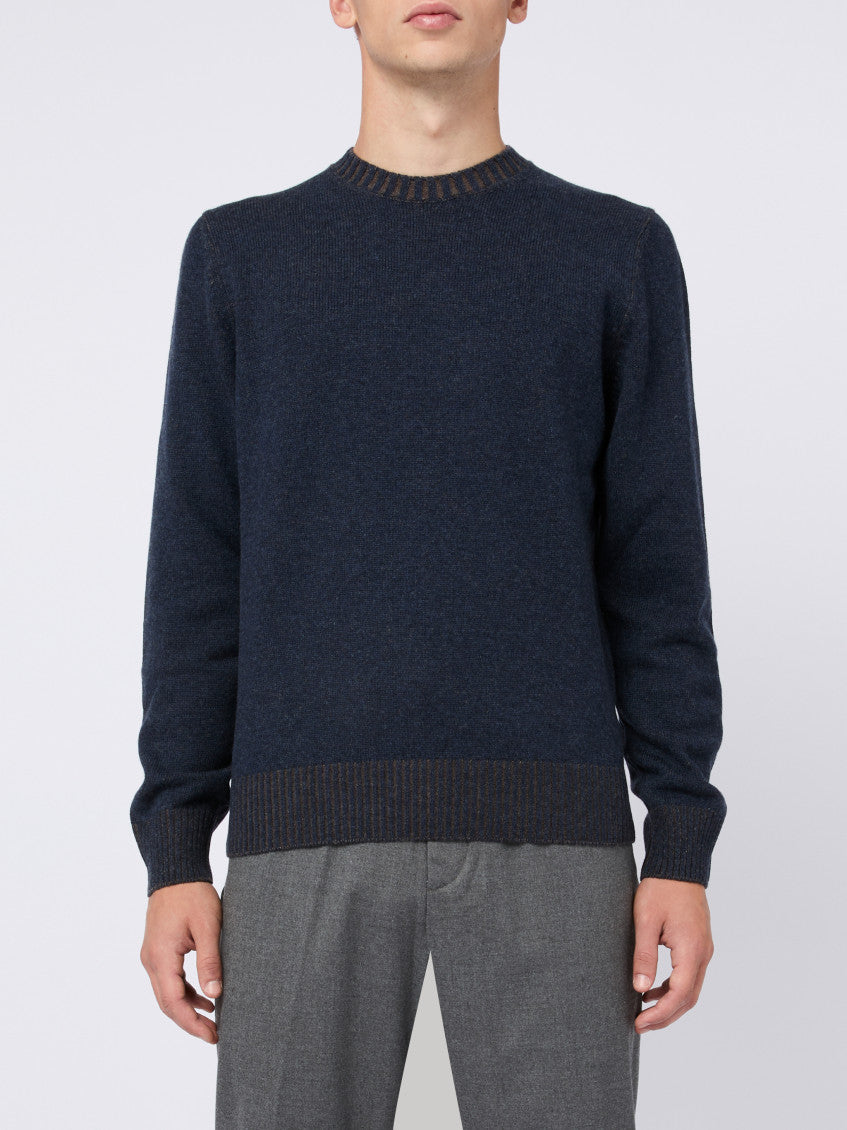 Blue Crew-neck Jumper 3