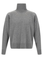 Grey Oversize Logo Sweater 1
