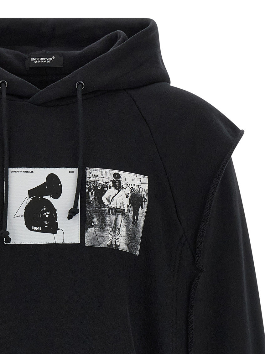 Black 'UC2E4803-2' hoodie 3