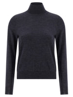 Blue Wool turtleneck sweater 1