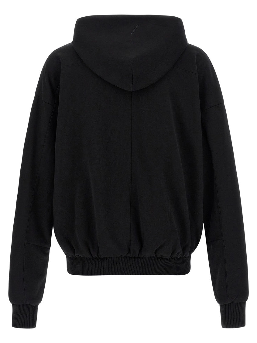 Black Used-effect Hoodie 2