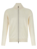 White Wool Cardigan 1