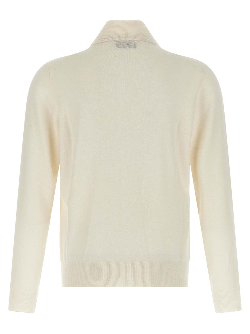 White Wool Cardigan 2