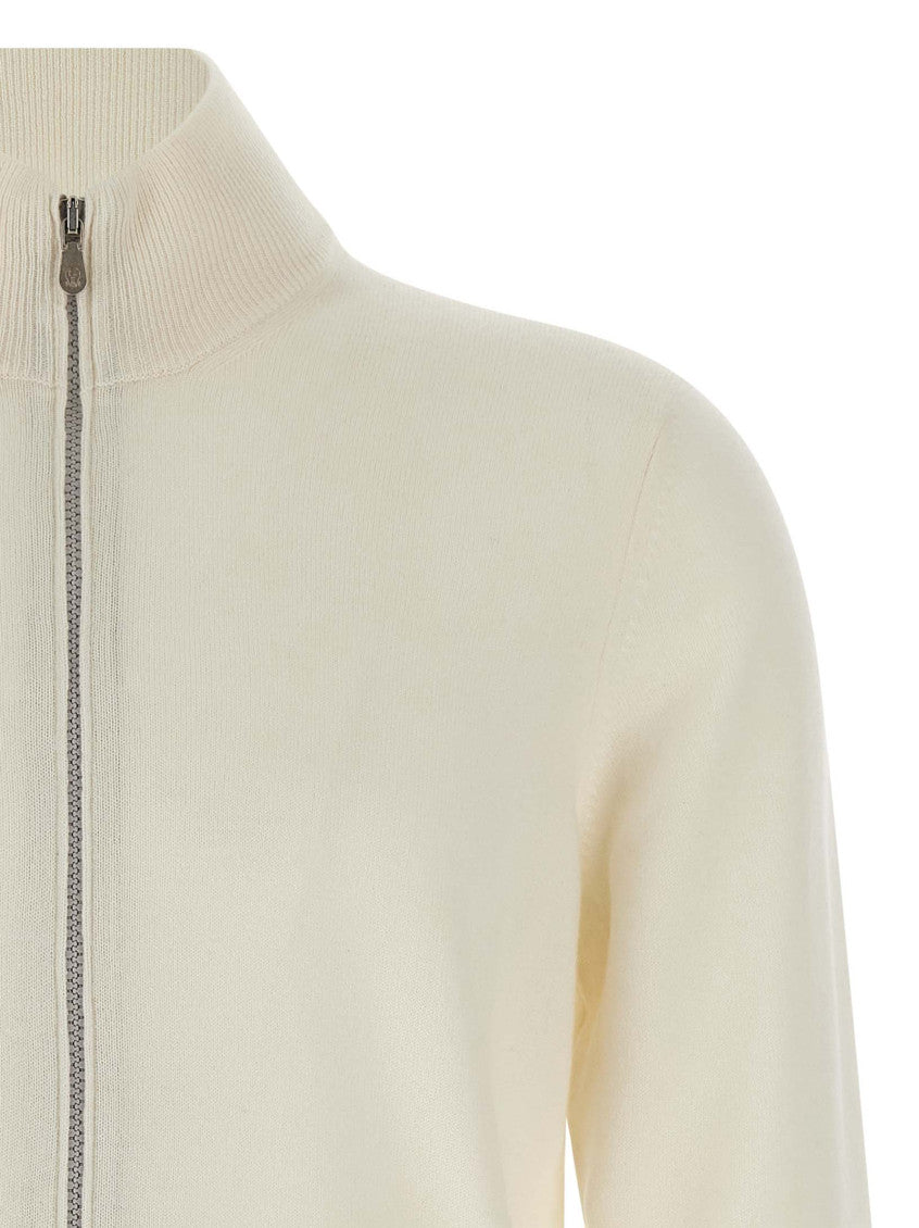 White Wool Cardigan 3