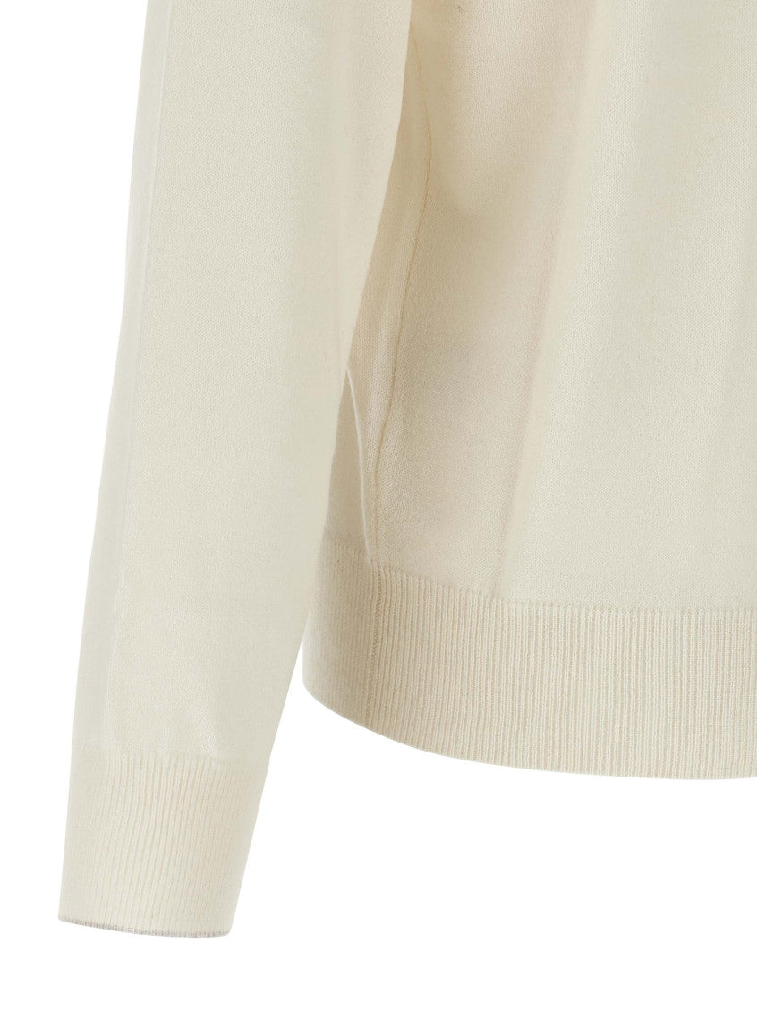 White Wool Cardigan 4