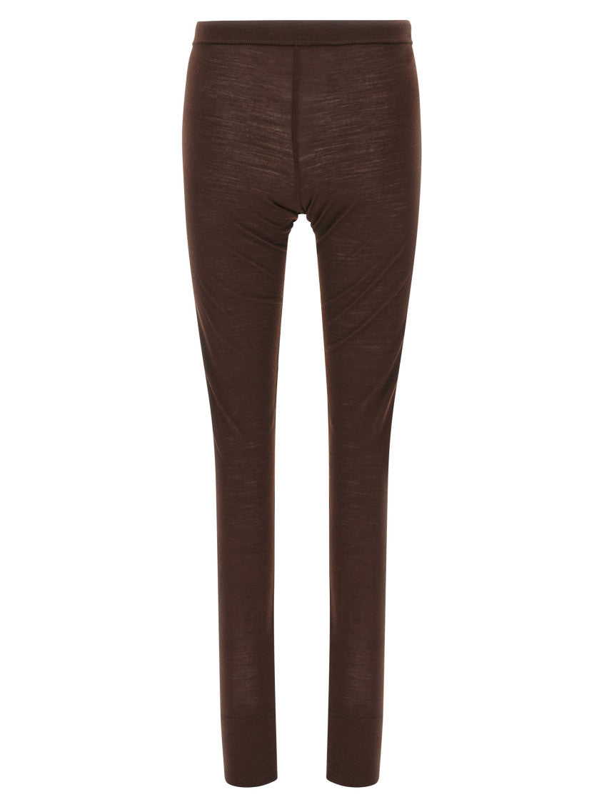 Maroon '029' leggings 2