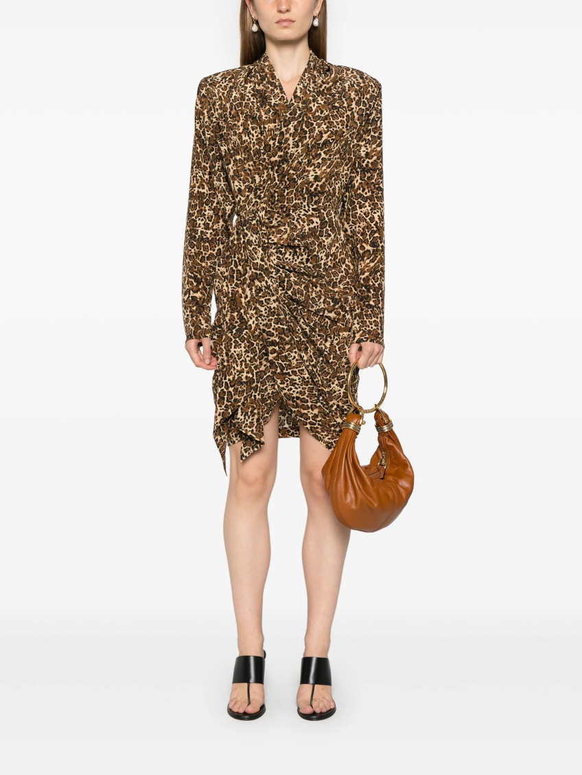 Leopard Print Cleora Mini Dress 2