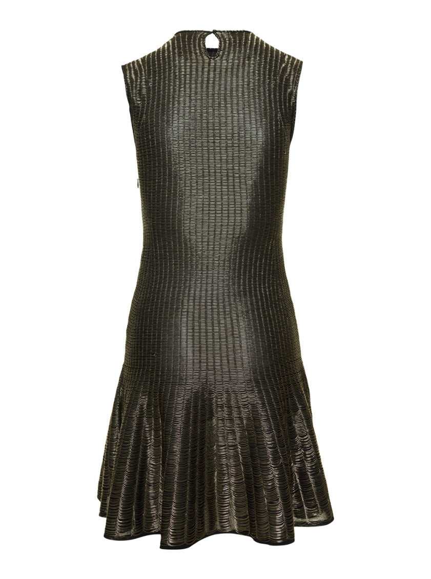 Black Pleated Skirt Dress 2