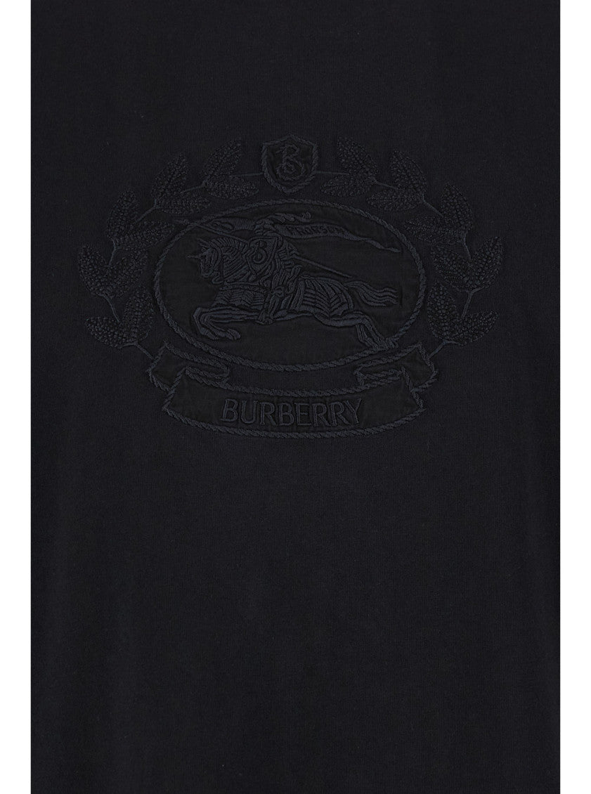 Black Embroidered Logo T-Shirt 3