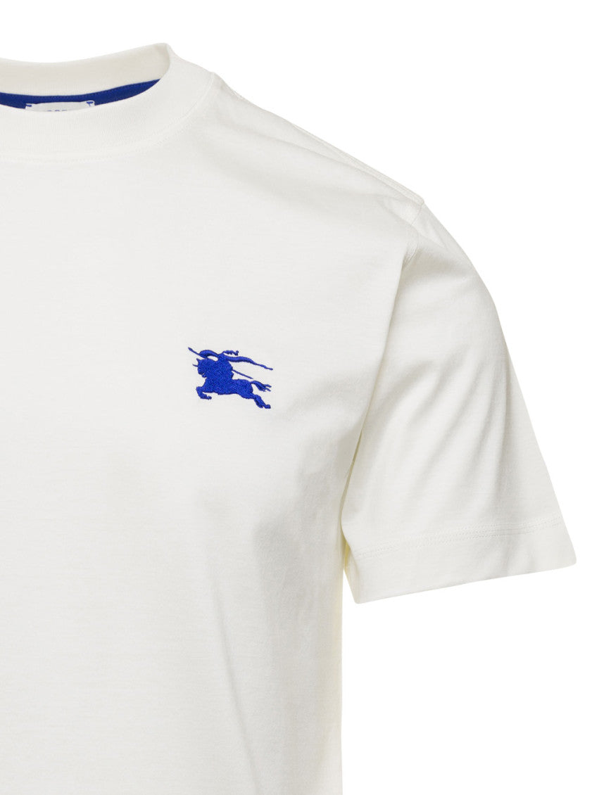 White Crewneck Logo T-Shirt 3