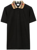 Black Check Motif Polo 1