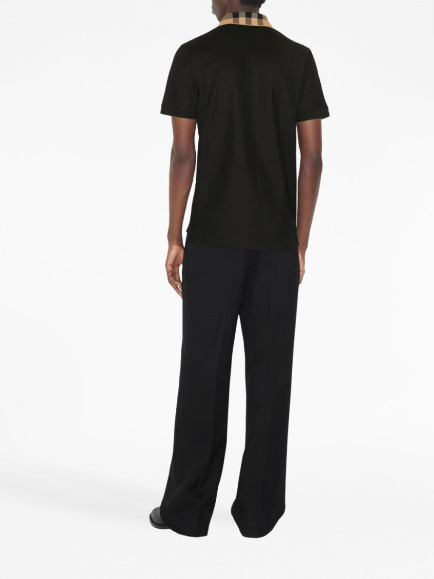 Black Check Motif Polo 3
