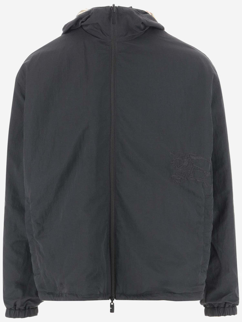 Beige Embroidered Logo Jacket 2