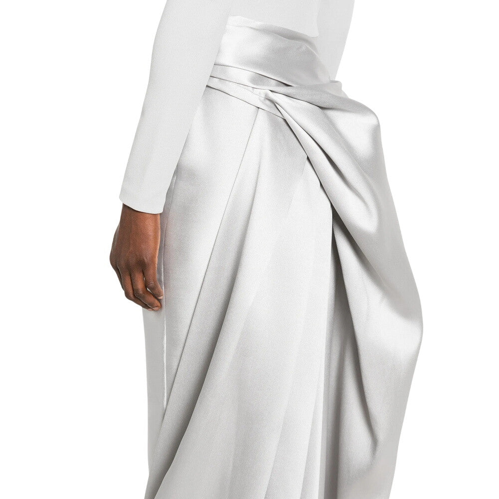 Grey Off Shoulder Maxi Dress 5