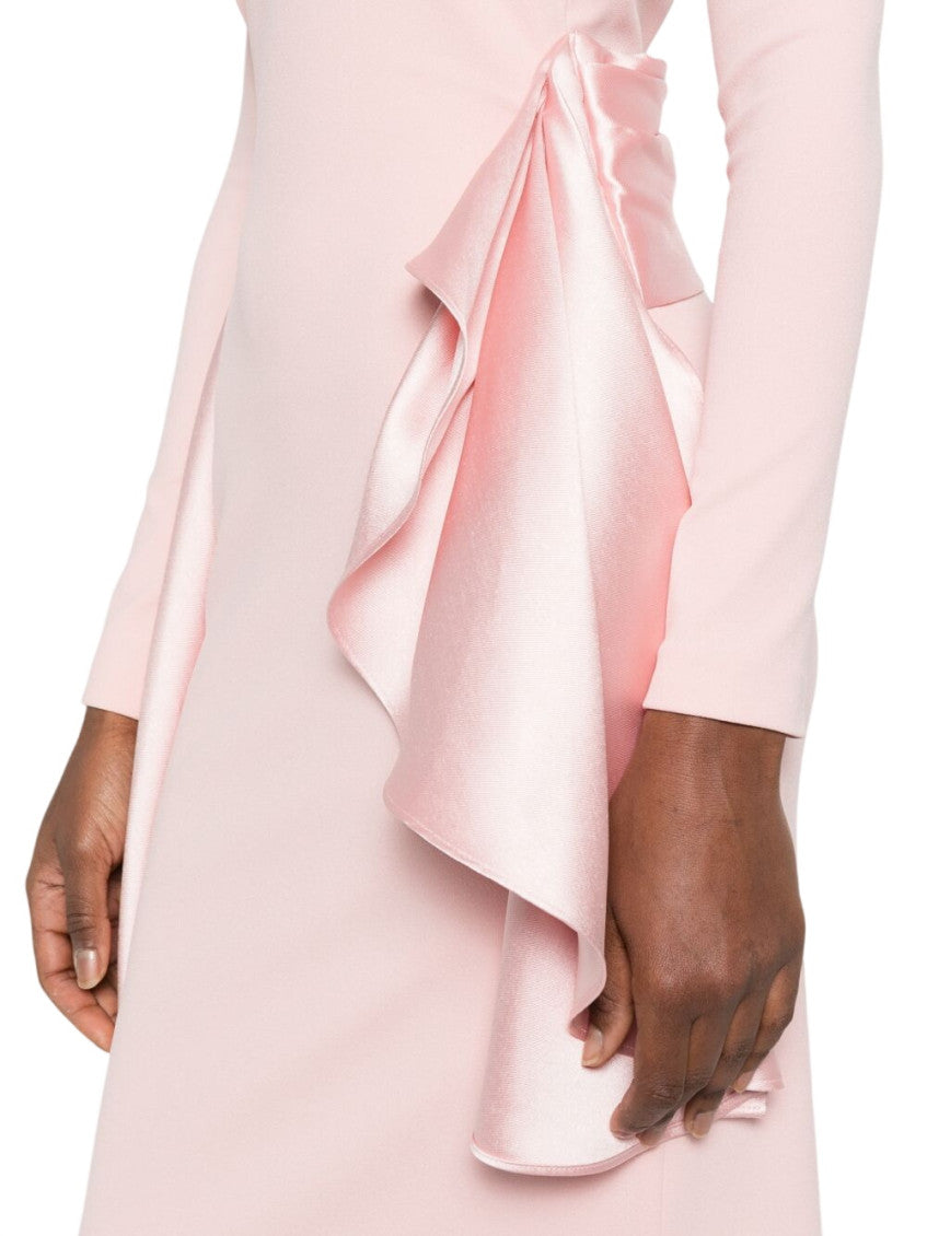 Pink Off Shoulder Maxi Dress 4