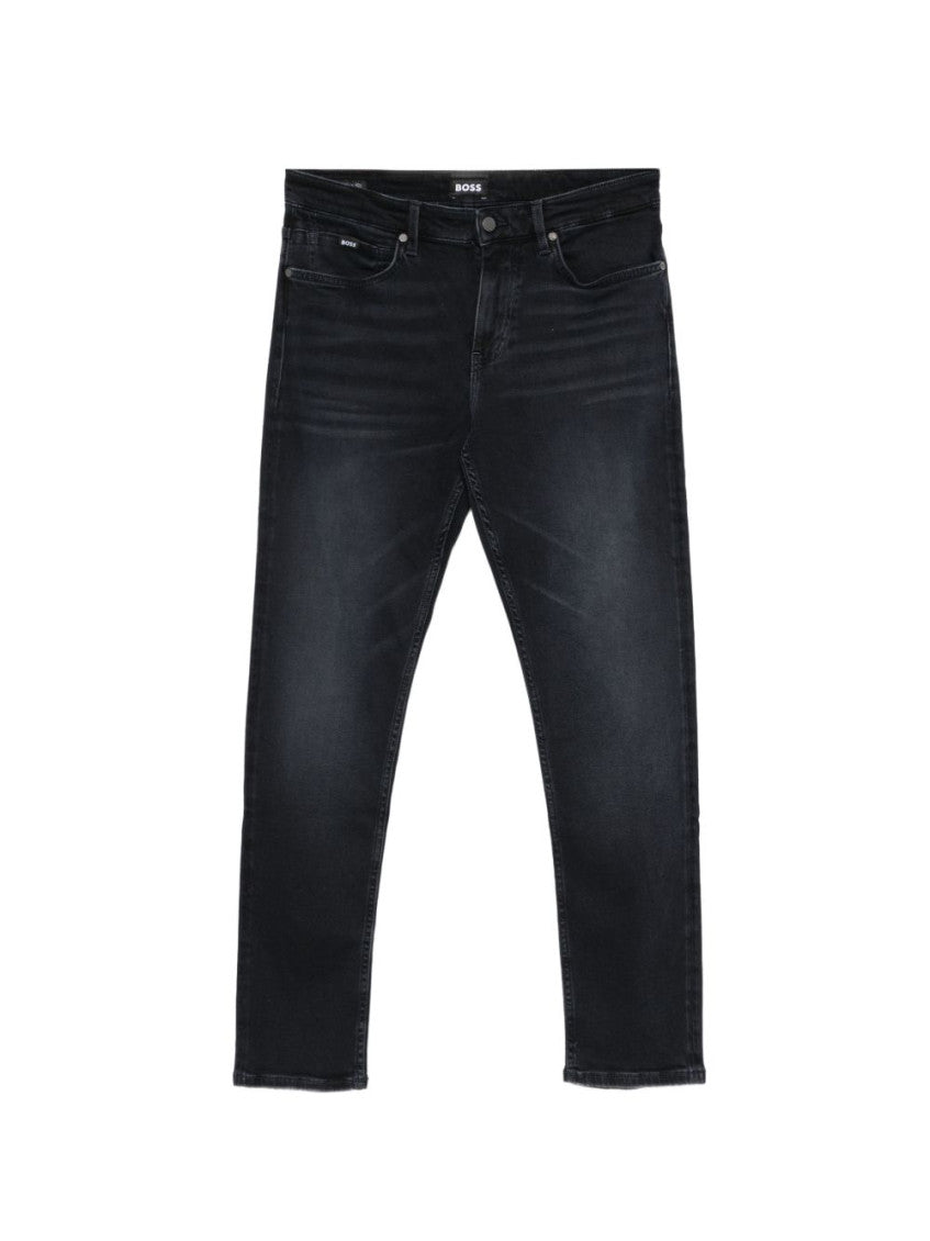 Black Mid Rise Jeans 1