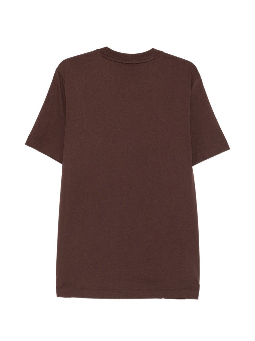 Brown Crew Neck T-Shirt 2