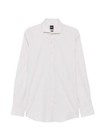 White Regular Stripes Shirt 1