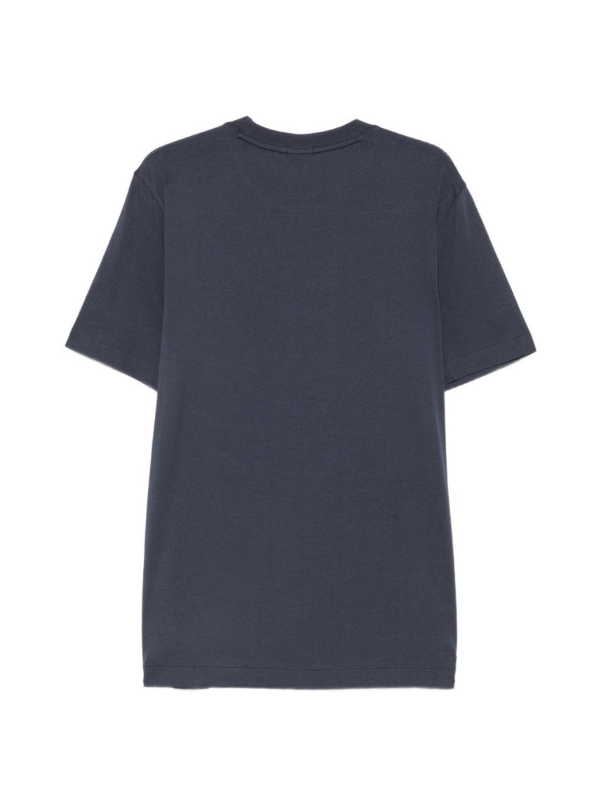 Blue Crew Neck T-Shirt 2