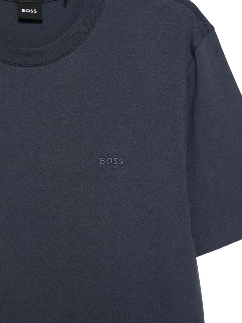 Blue Crew Neck T-Shirt 3