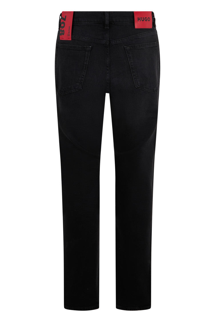 Black Mid Rise Jeans 2