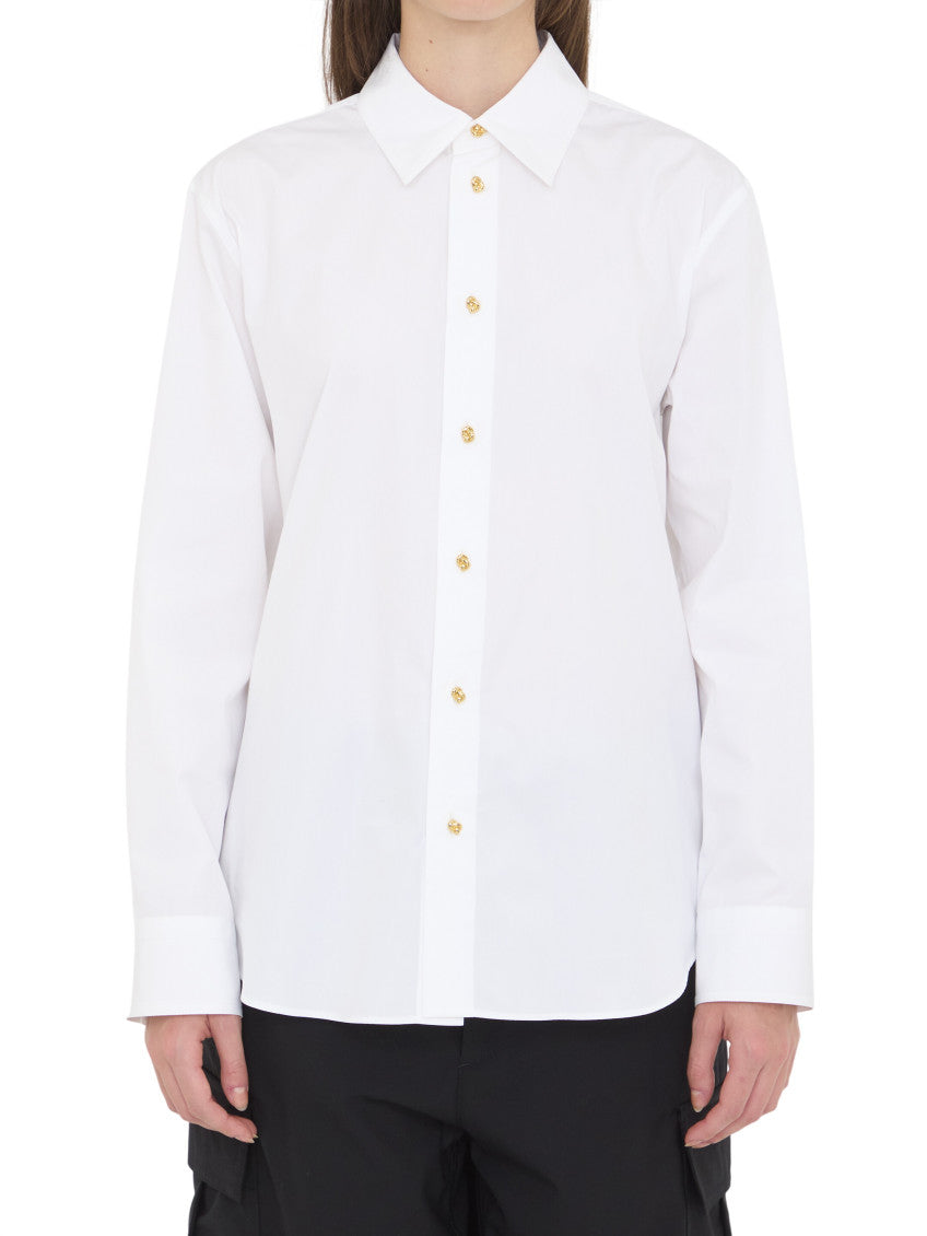 White Regular Solid Shirt 1