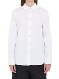White Regular Solid Shirt 1