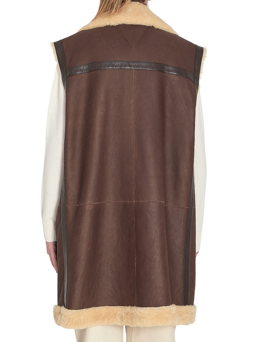 Brown Shawl Lapel Jacket 2
