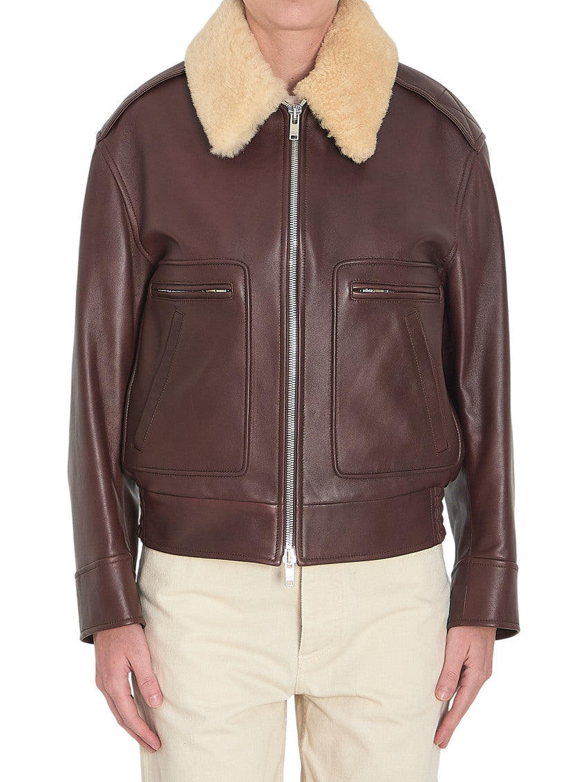 Brown Shirt Collar Jacket 1