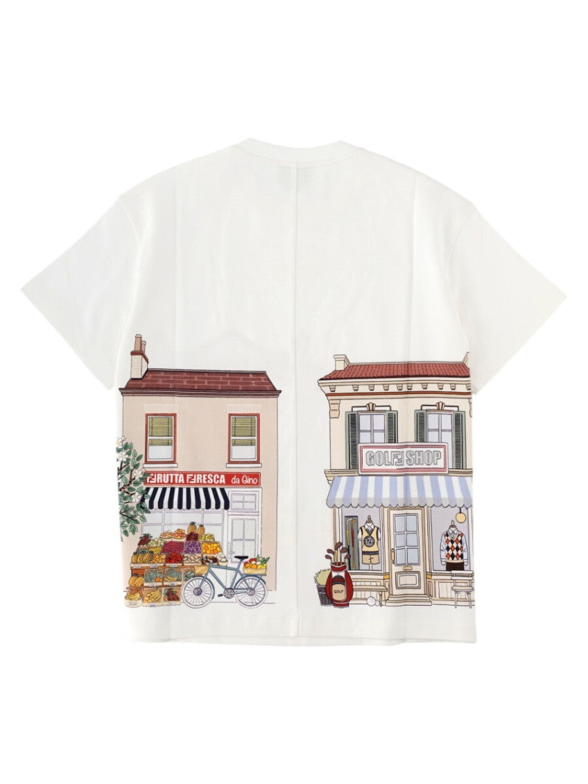 Girls White Graphic T-Shirt 2