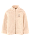 Girls Beige Logo Jacket 1