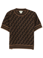 Girls Brown Logo T-shirt 1