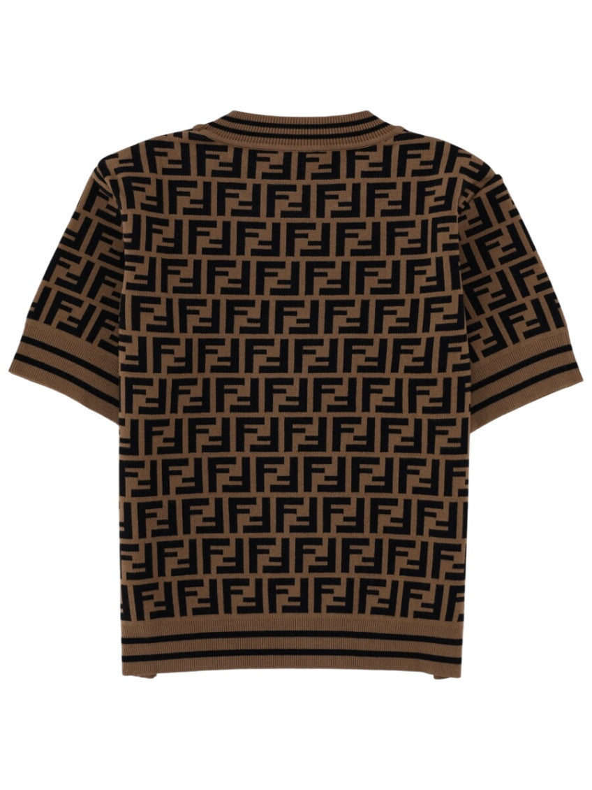 Girls Brown Logo T-shirt 2