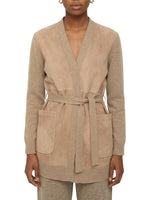 Brown V Neck Cardigan 1