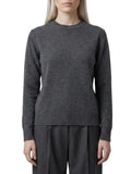 Grey Knitted Crew Neck Sweater 1