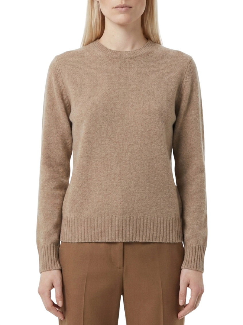 Beige Crew Neck Sweater 1