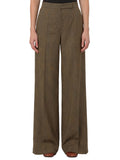 Green Regular Flared Pant 1